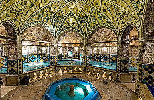 苏丹,土耳其浴室,一个,最好,保存,传统,伊朗,亚洲
