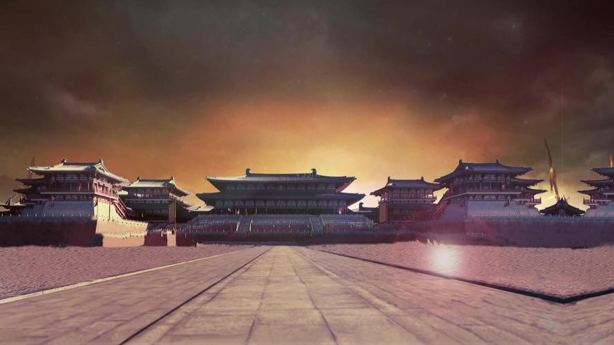 视频素材 舞台背景 中国风背景 宫殿背景古典 来自视频原始文件或预览