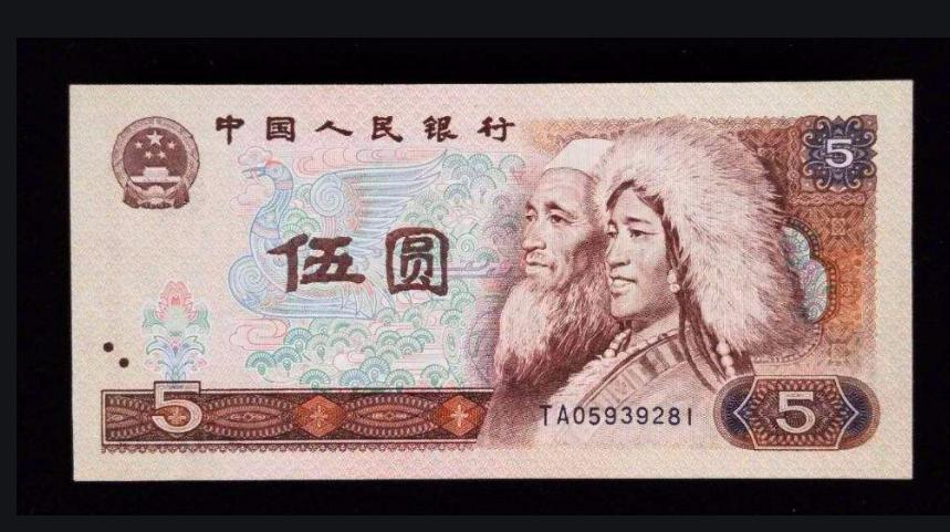 第二套人民币5元值多少钱2015年云南老太怒砸银行