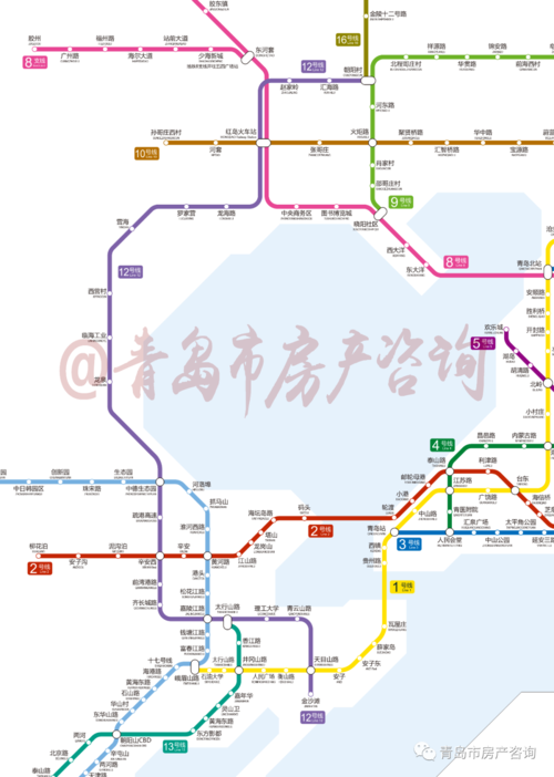 最新青岛地铁规划线路大变动你家会成地铁房吗